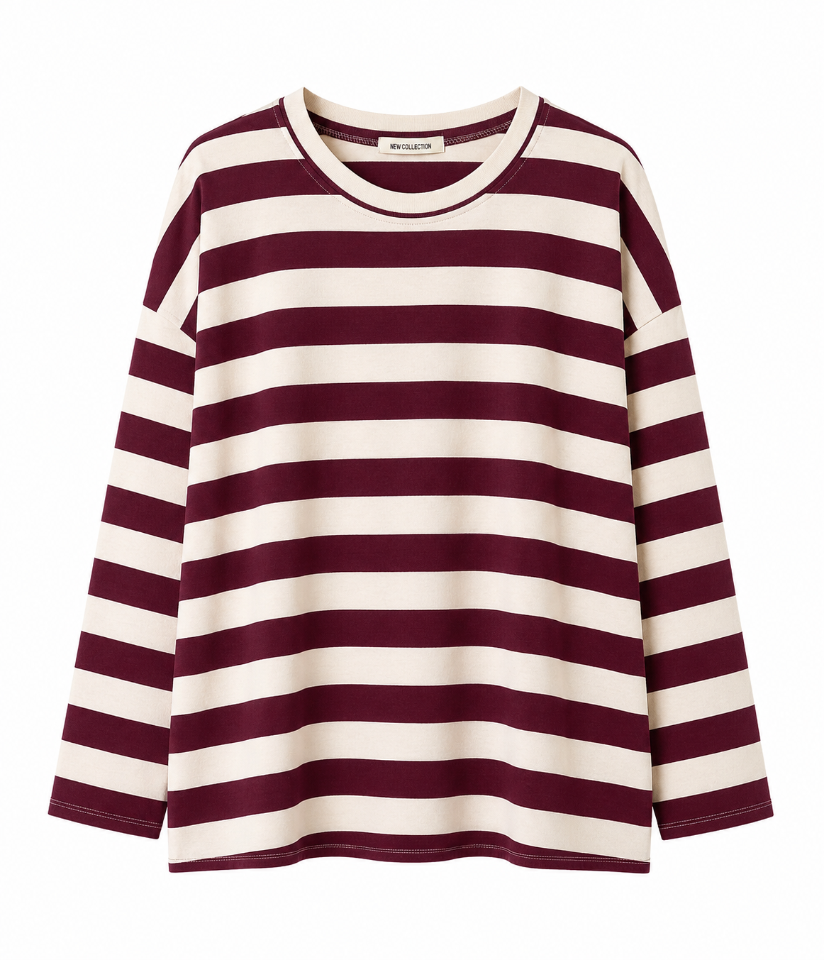 GESTREIFTES OVERSIZE-SHIRT
