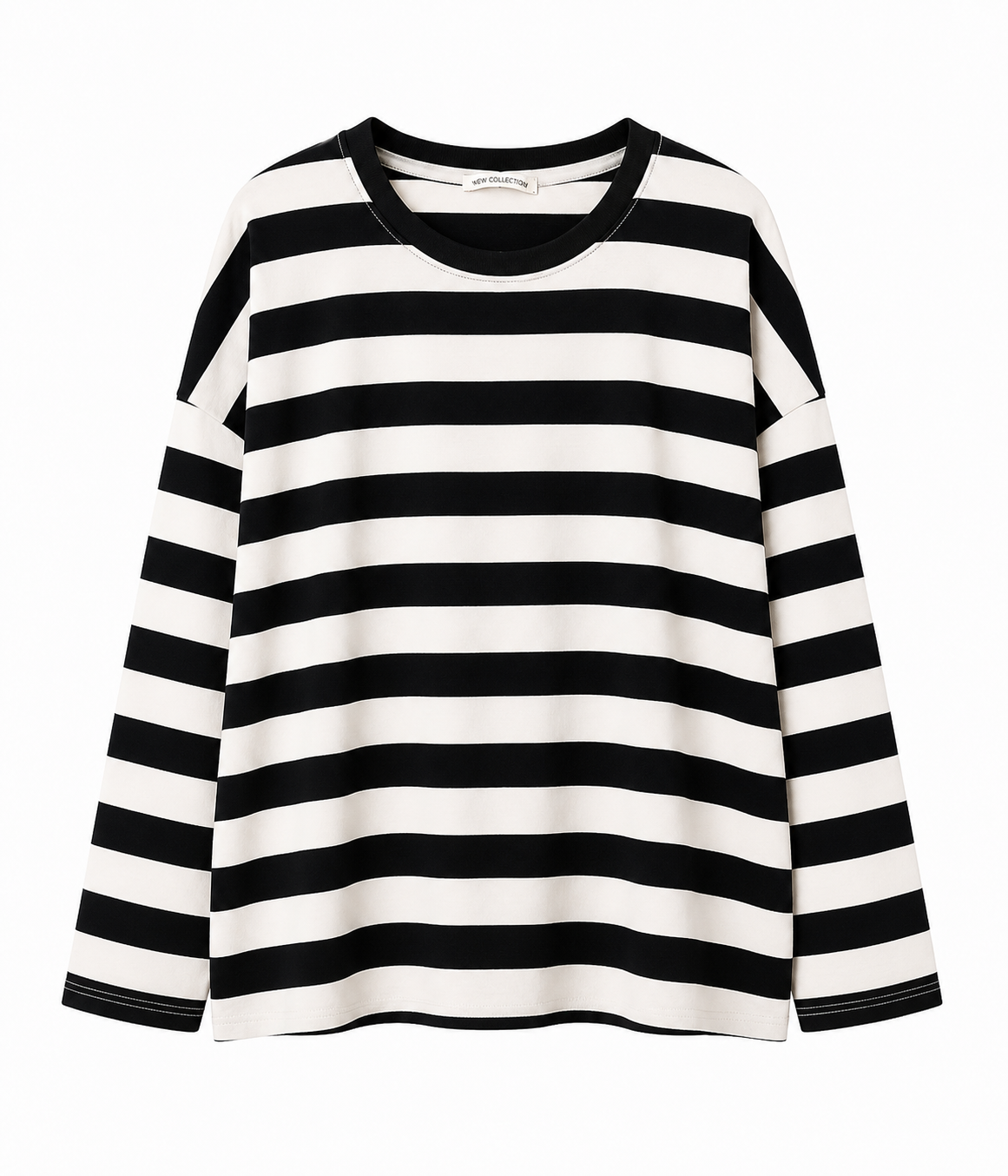 GESTREIFTES OVERSIZE-SHIRT