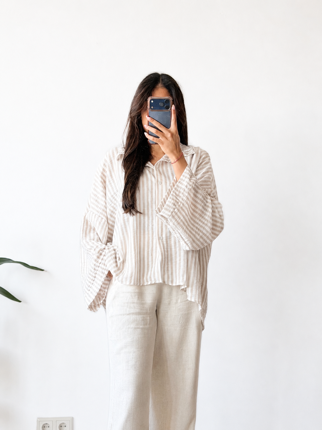 HAUT RAYÉ OVERSIZE