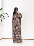 MAXIKLEID MIT POLKA-DOTS