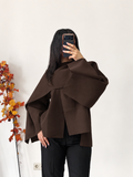 CAPE JACKE MIT SCHAL