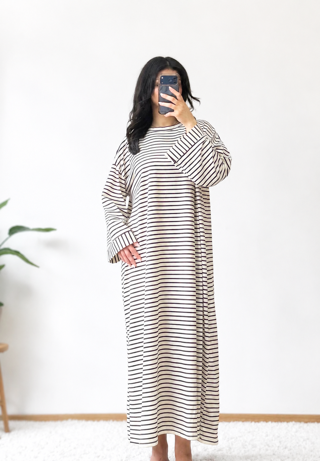 ROBE BASIQUE RAYÉE