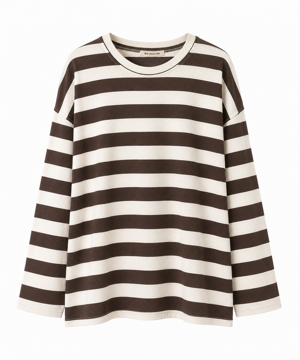 GESTREIFTES OVERSIZE-SHIRT
