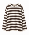 GESTREIFTES OVERSIZE-SHIRT