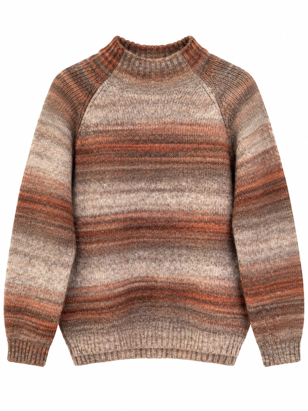 MULTICOLORED KNITTED PULLOVER