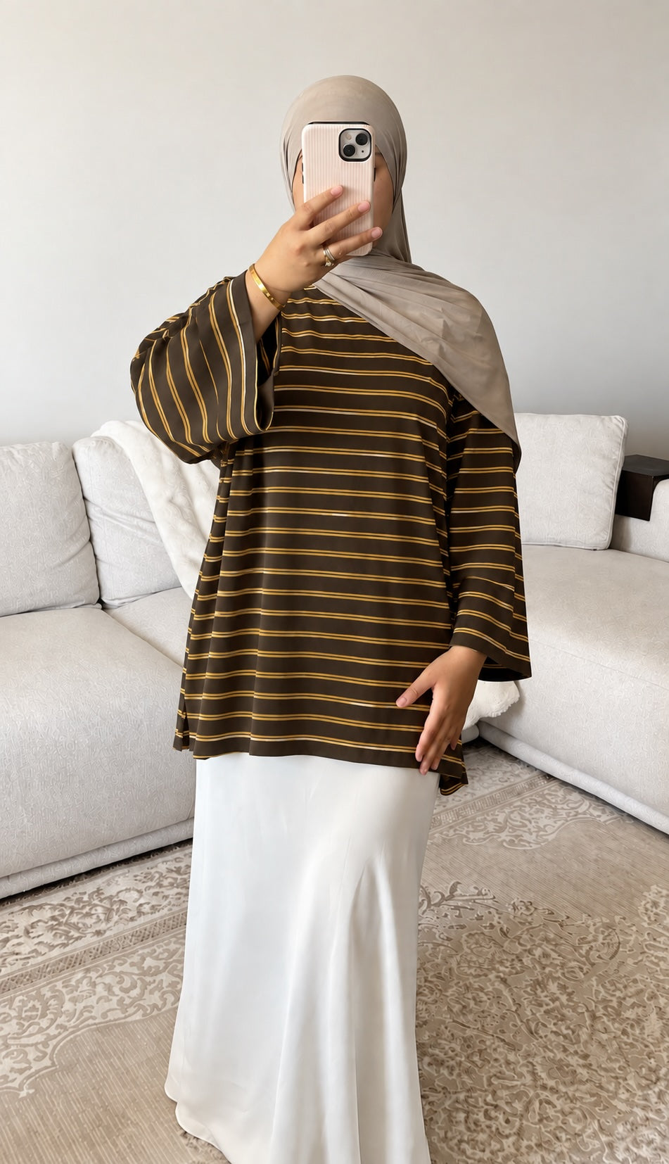 OVERSIZED STREIFEN OBERTEIL