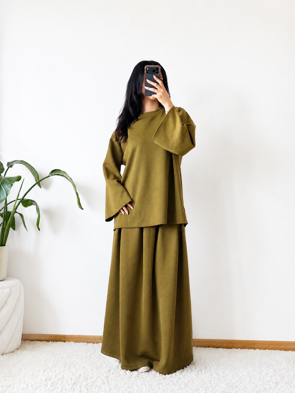 T-SHIRT OVERSIZE À MANCHES LONGUES