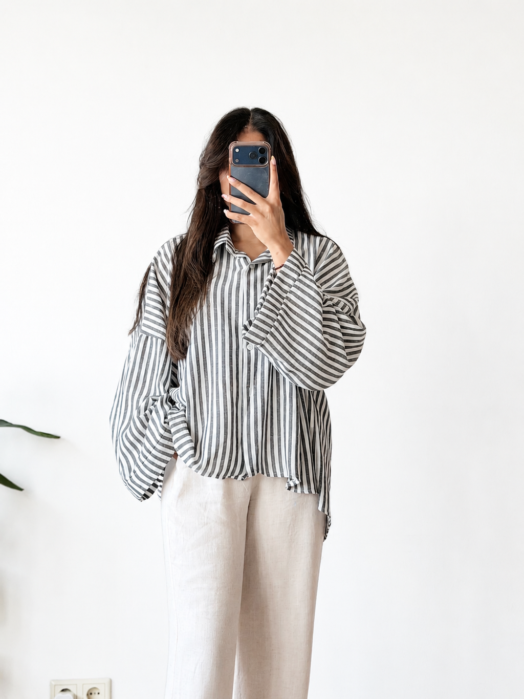 HAUT RAYÉ OVERSIZE