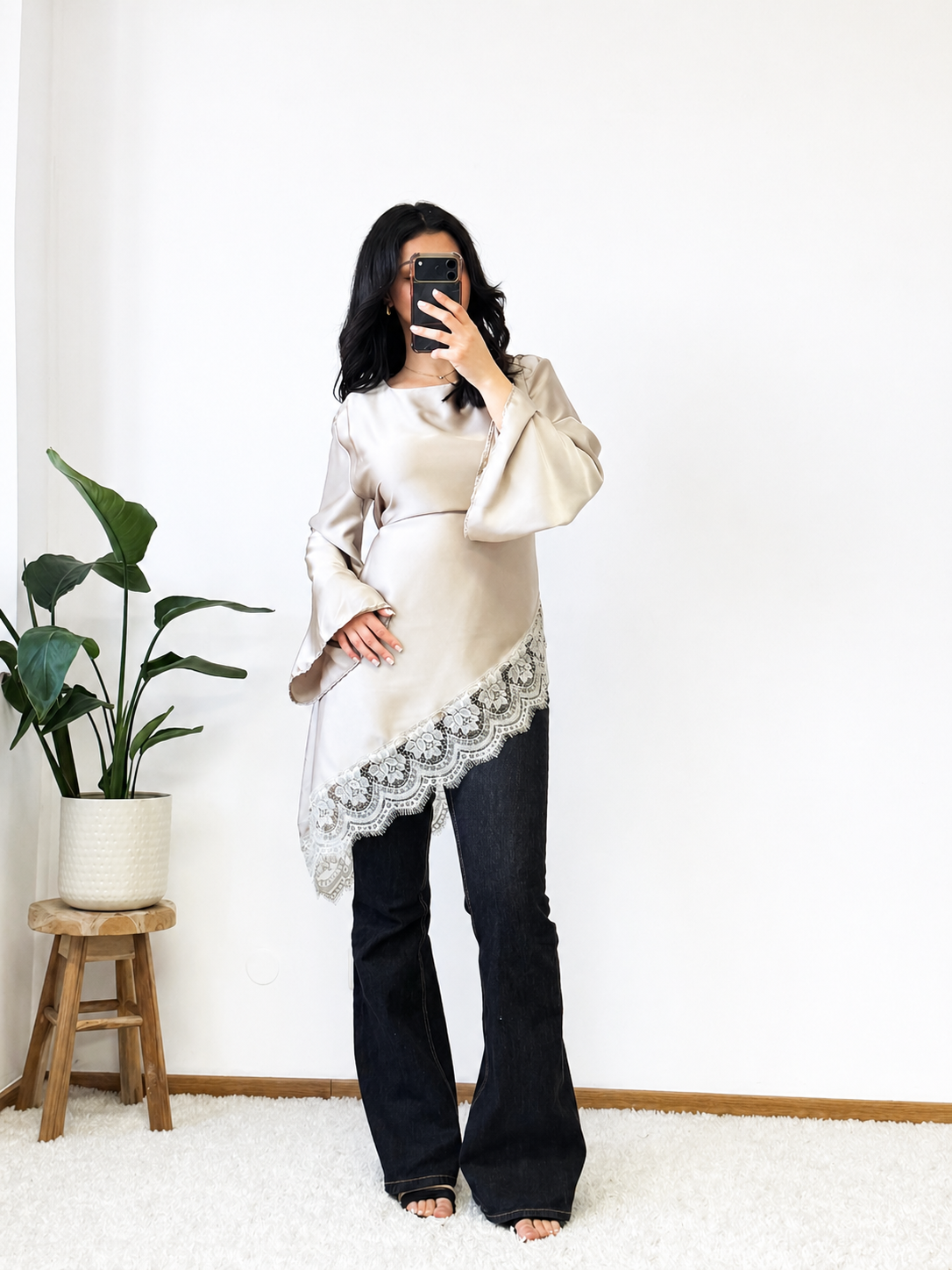 ASYMMETRISCHES CAMISOLE OBERTEIL