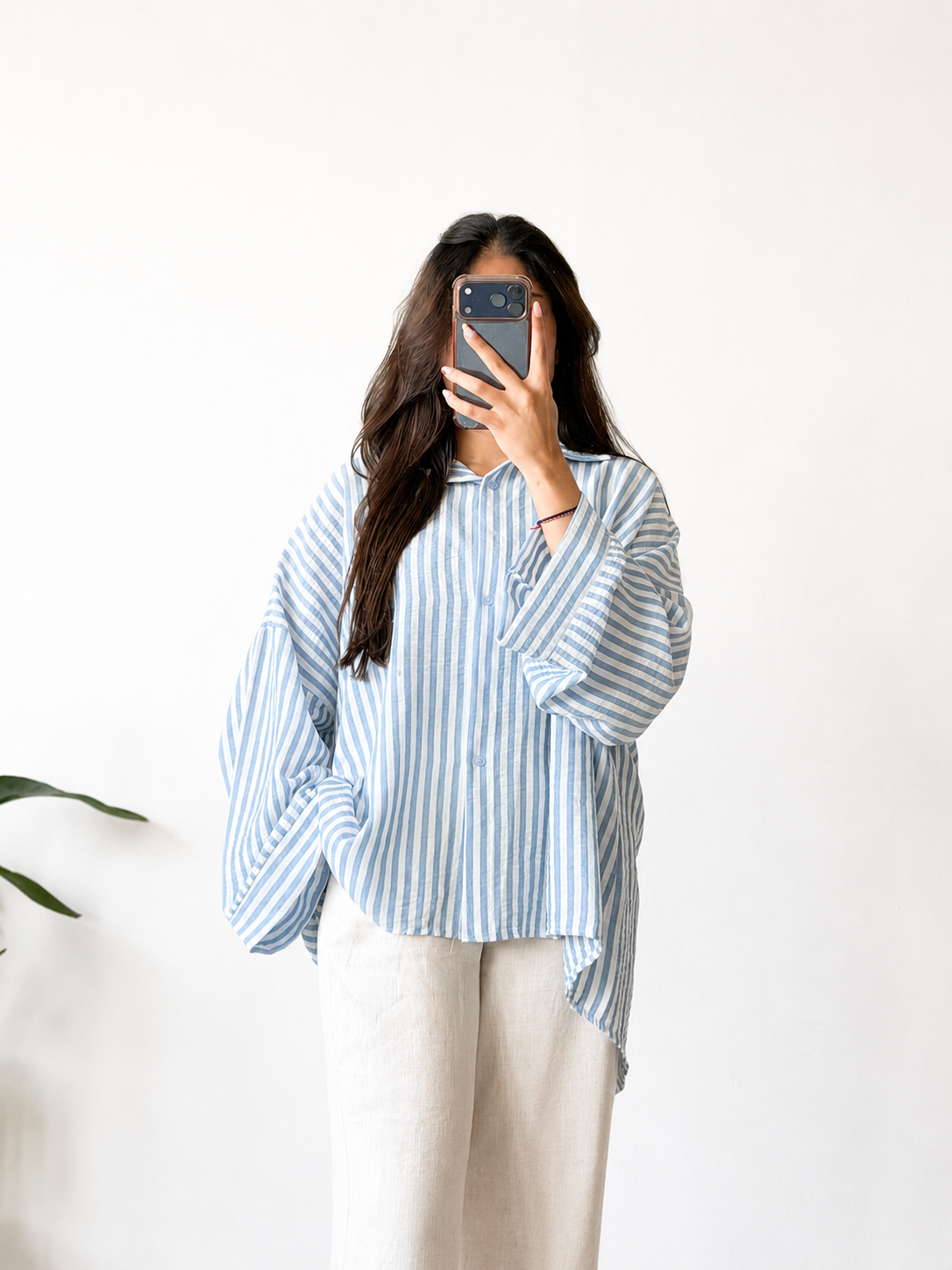 HAUT RAYÉ OVERSIZE