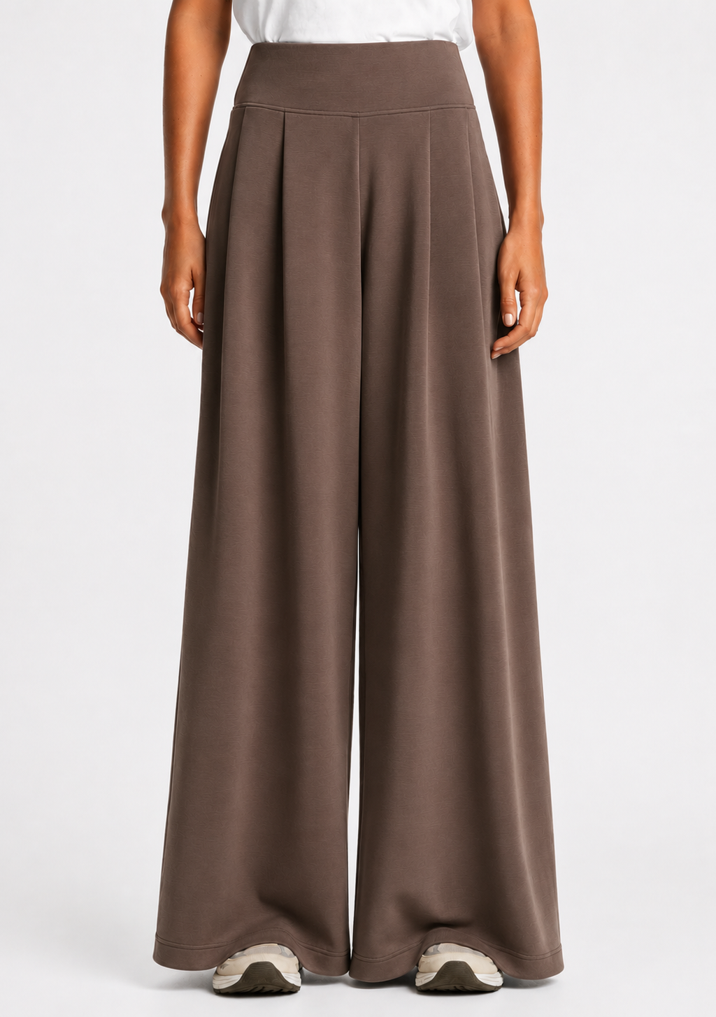 SOFT-TOUCH WIDE-LEG TROUSERS
