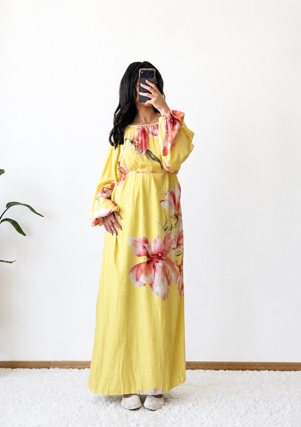 ROBE MAXI FLEURIE