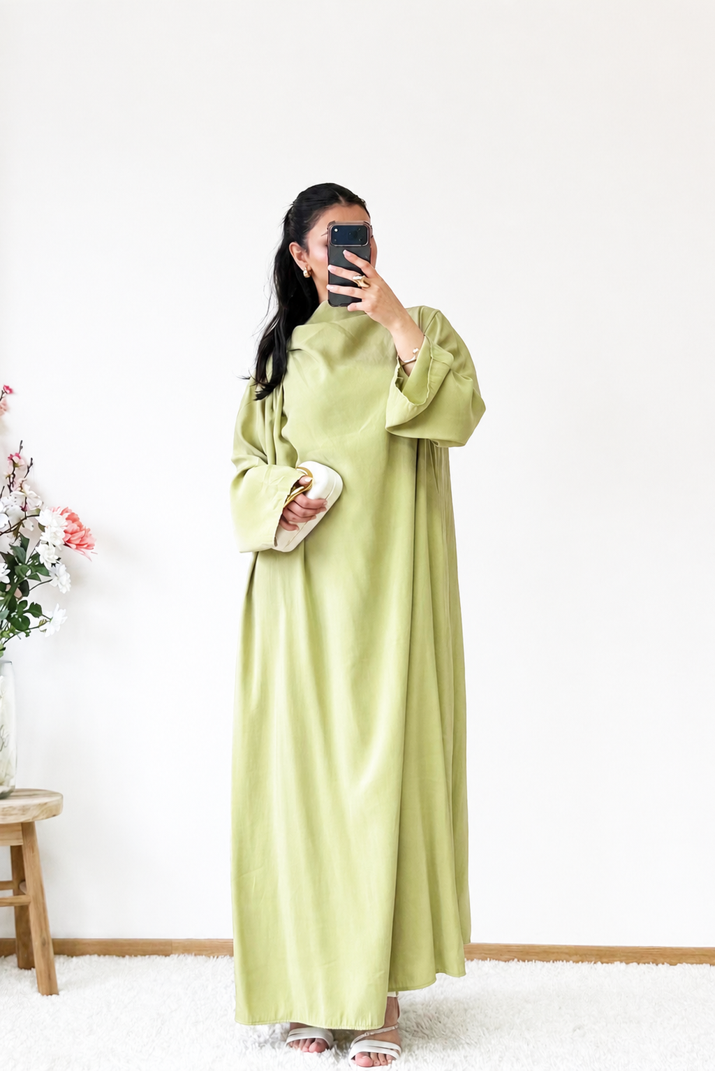 MAXI VISKOS KLEID
