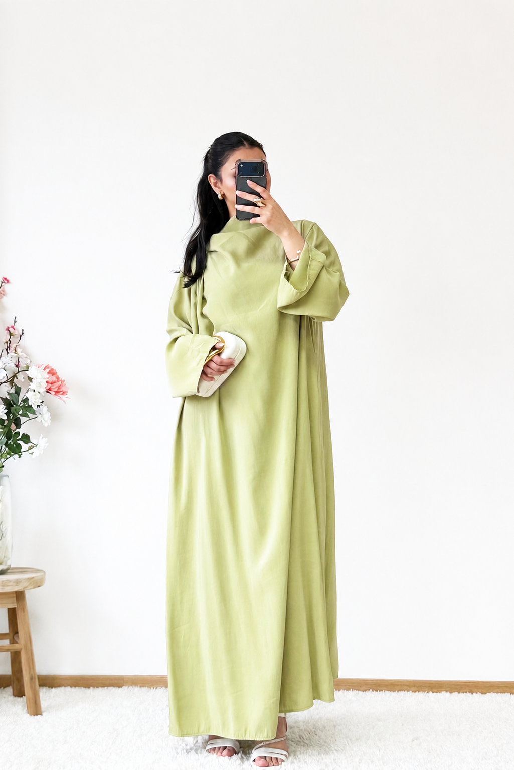 MAXI VISKOS KLEID