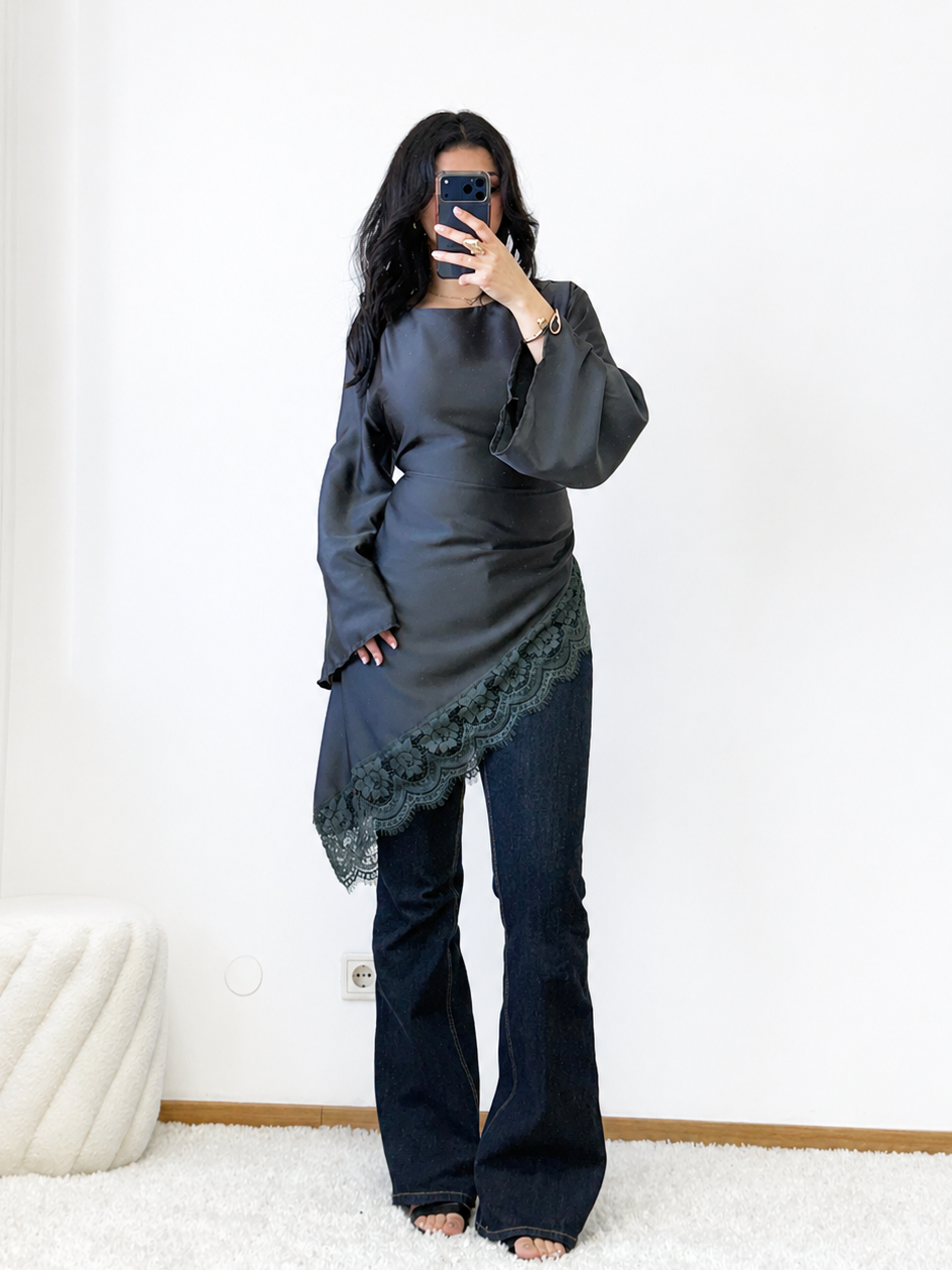 ASYMMETRISCHES CAMISOLE OBERTEIL
