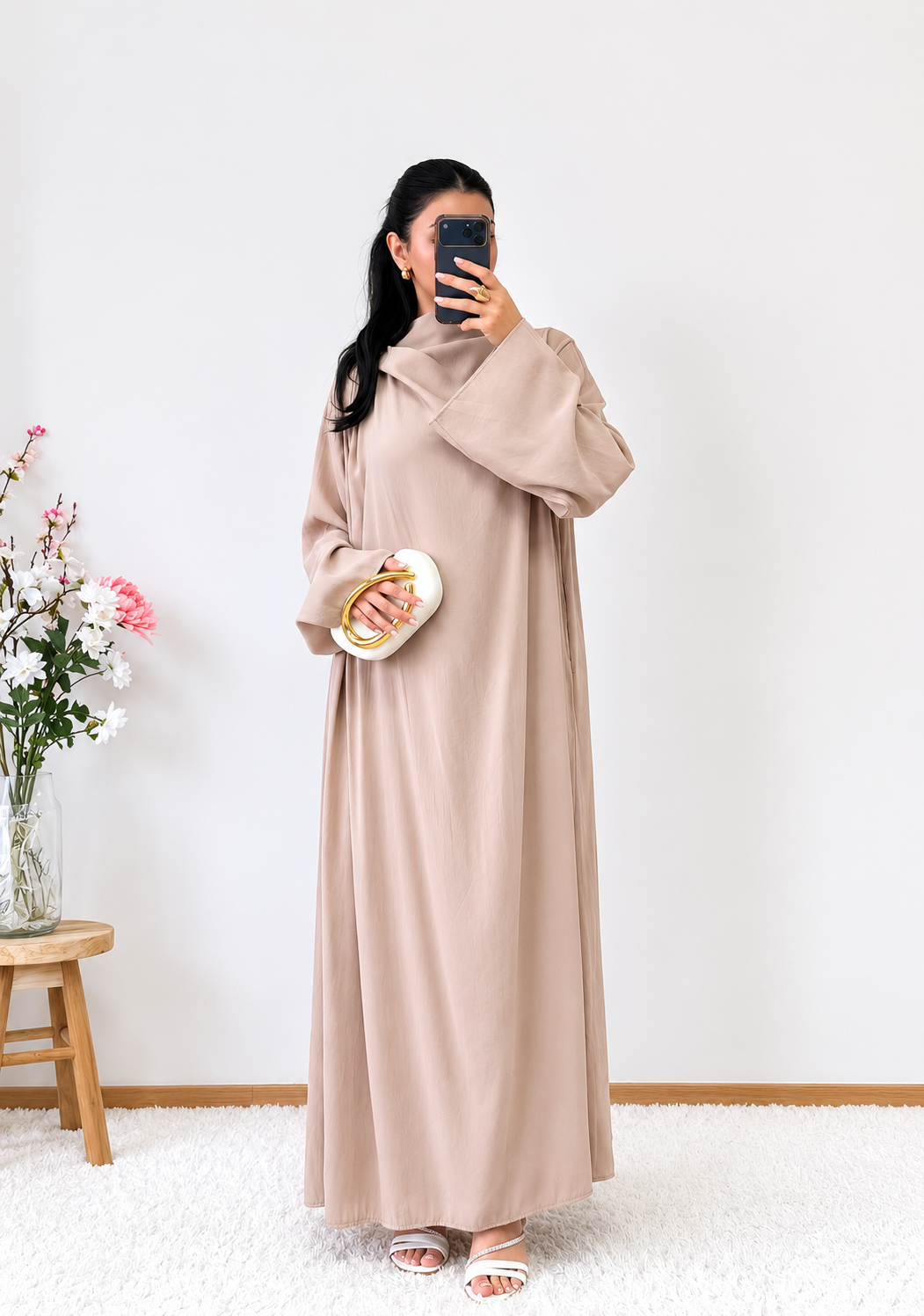 MAXI VISKOS KLEID