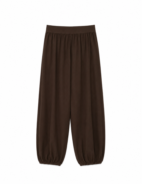 PANTALON VOLUME À CARREAUX