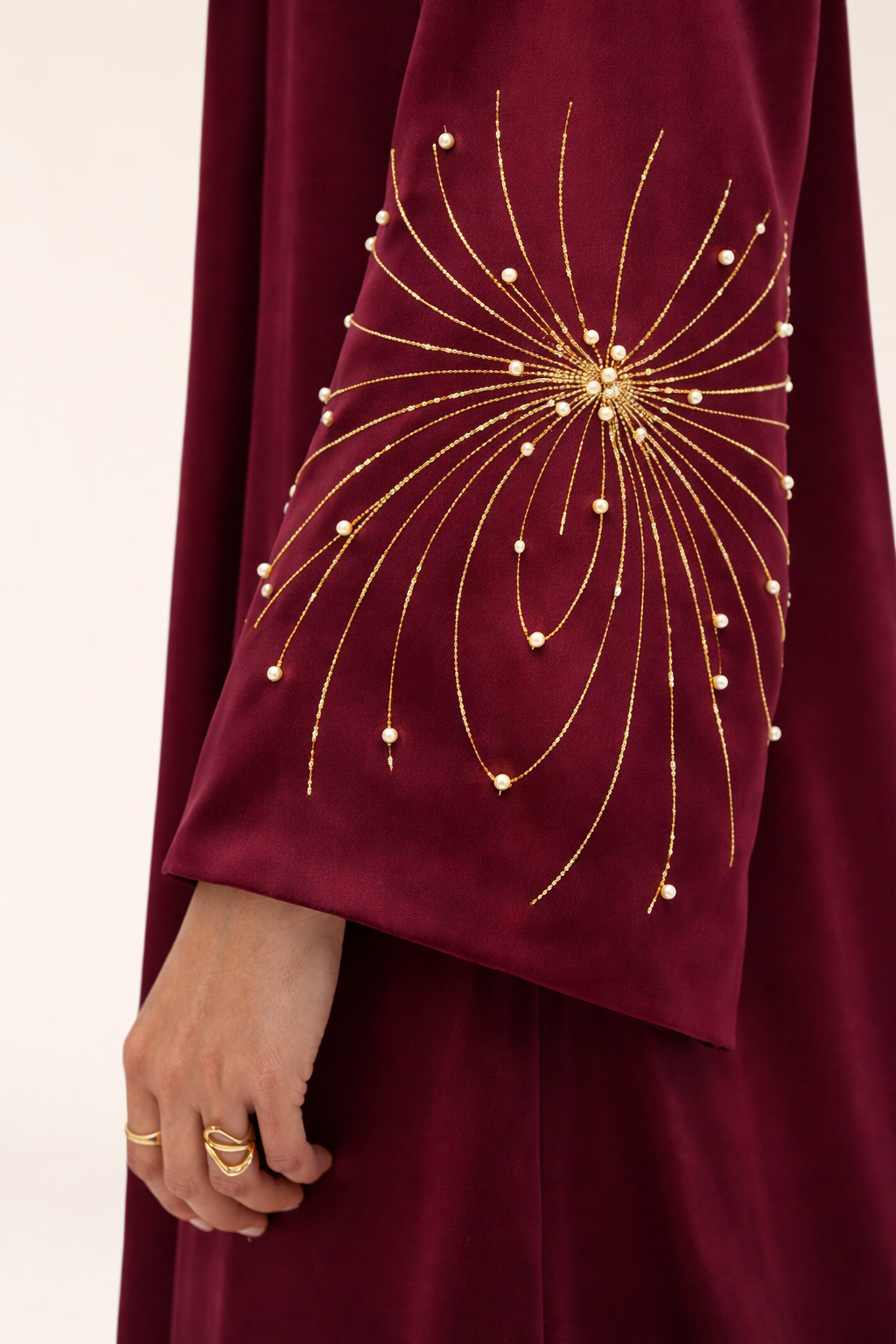 Éternelle Abaya - BORDO