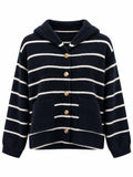 GESTREIFTER CARDIGAN