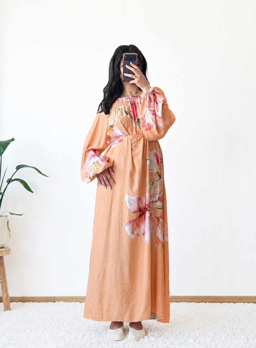 ROBE MAXI FLEURIE