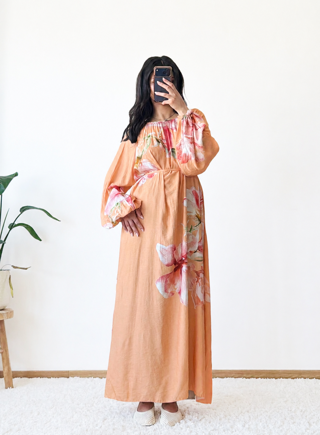 ROBE MAXI FLEURIE