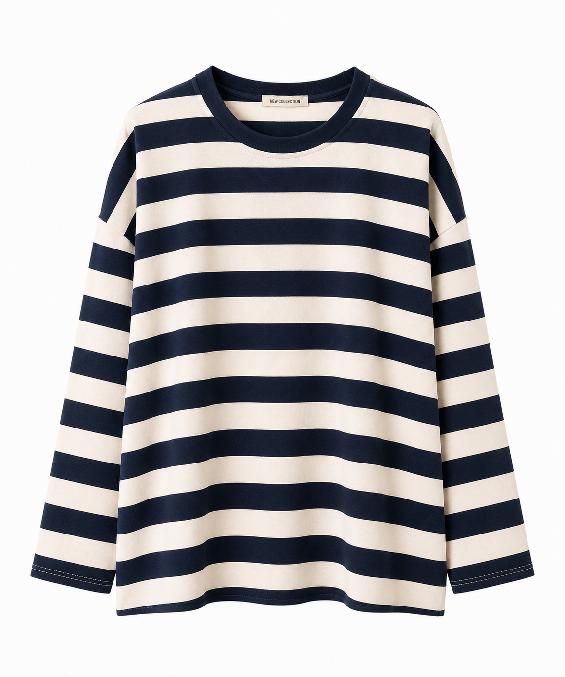 GESTREIFTES OVERSIZE-SHIRT