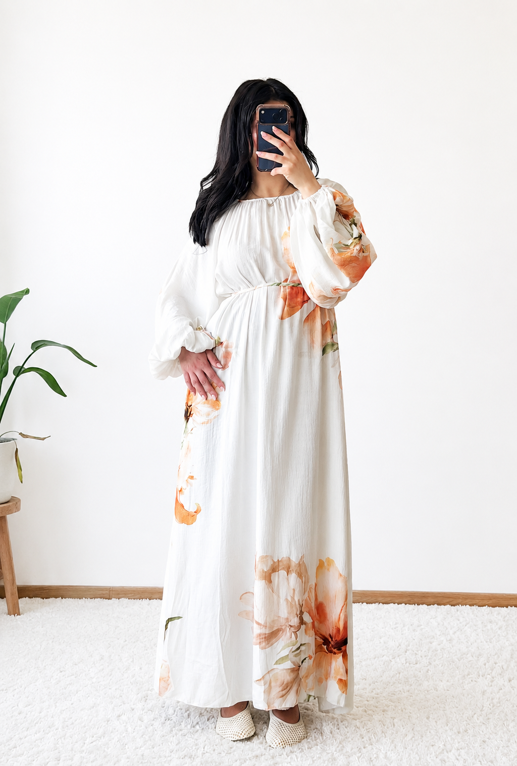 ROBE MAXI FLEURIE