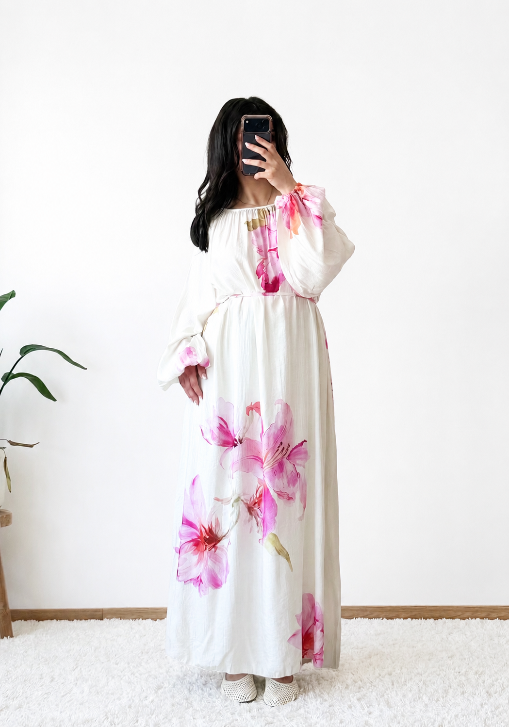 ROBE MAXI FLEURIE