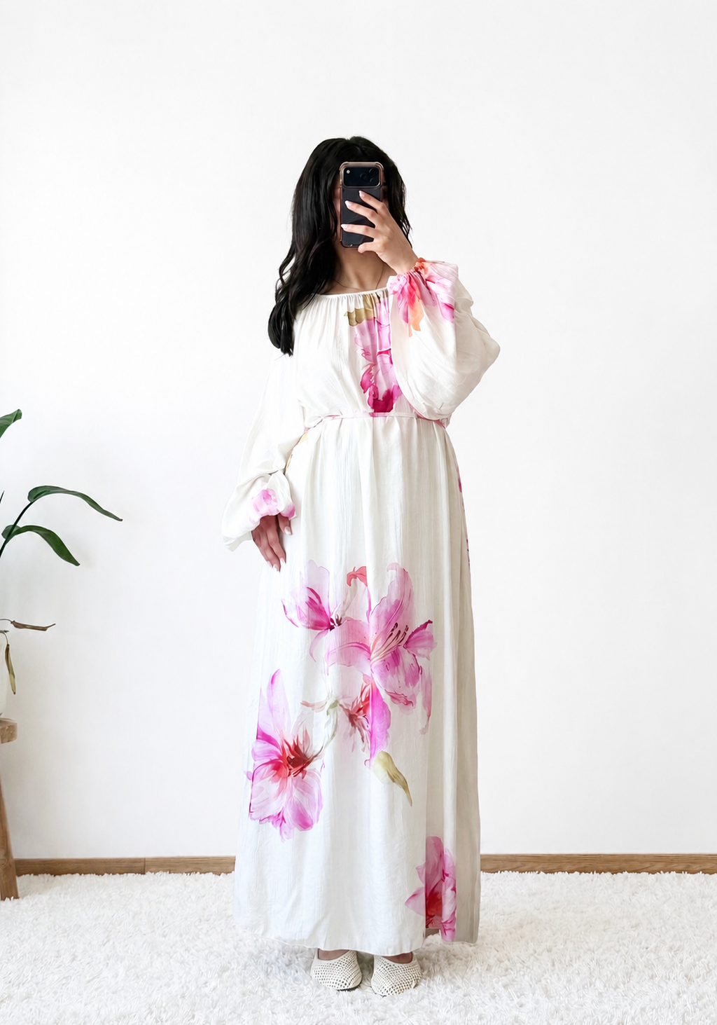 ROBE MAXI FLEURIE