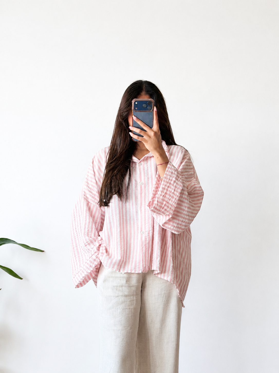 HAUT RAYÉ OVERSIZE