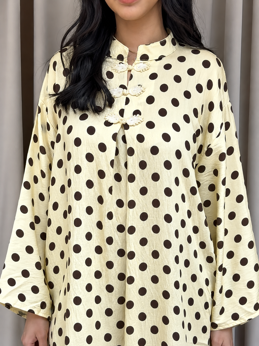 MAXIKLEID MIT POLKA-DOTS