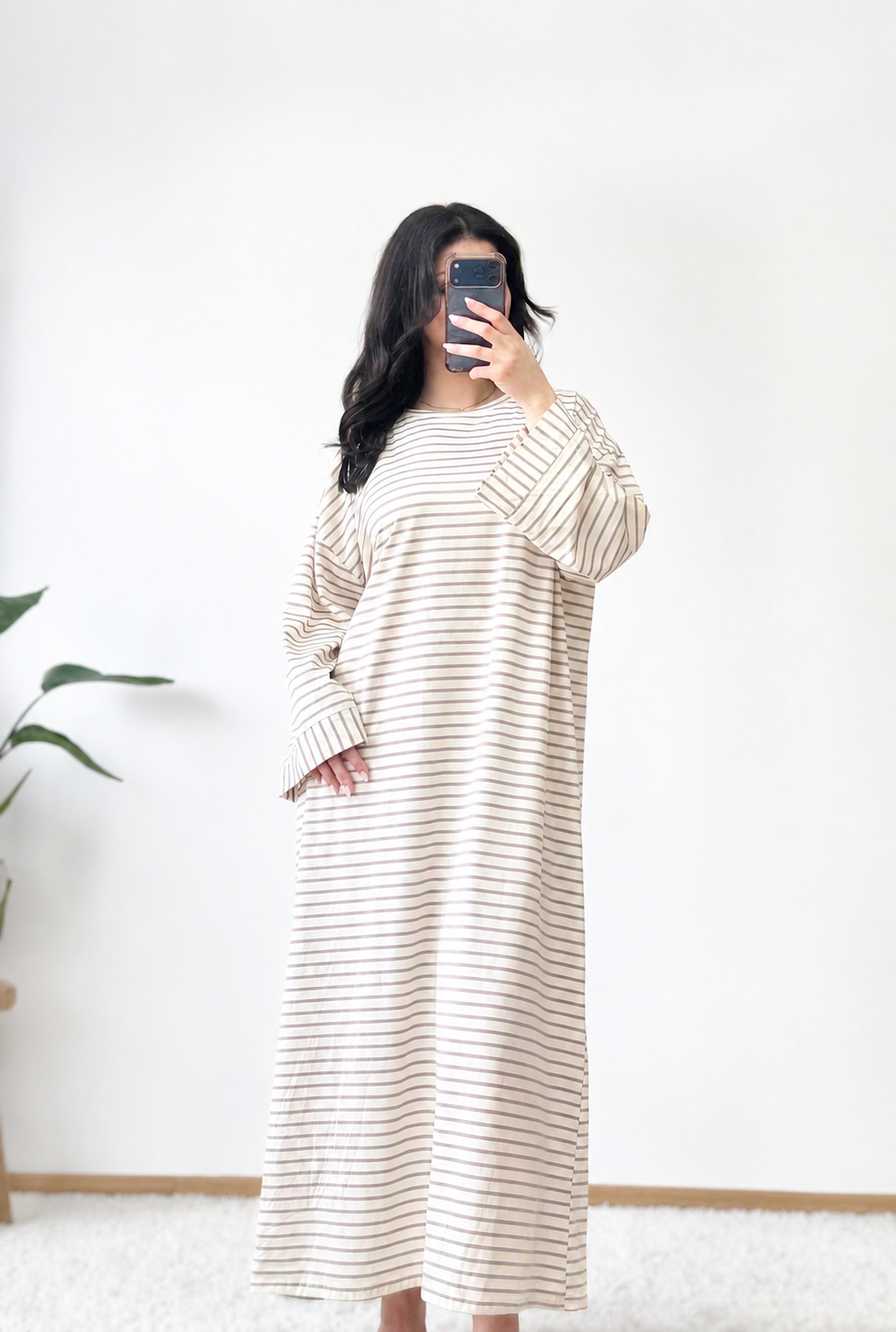 ROBE BASIQUE RAYÉE