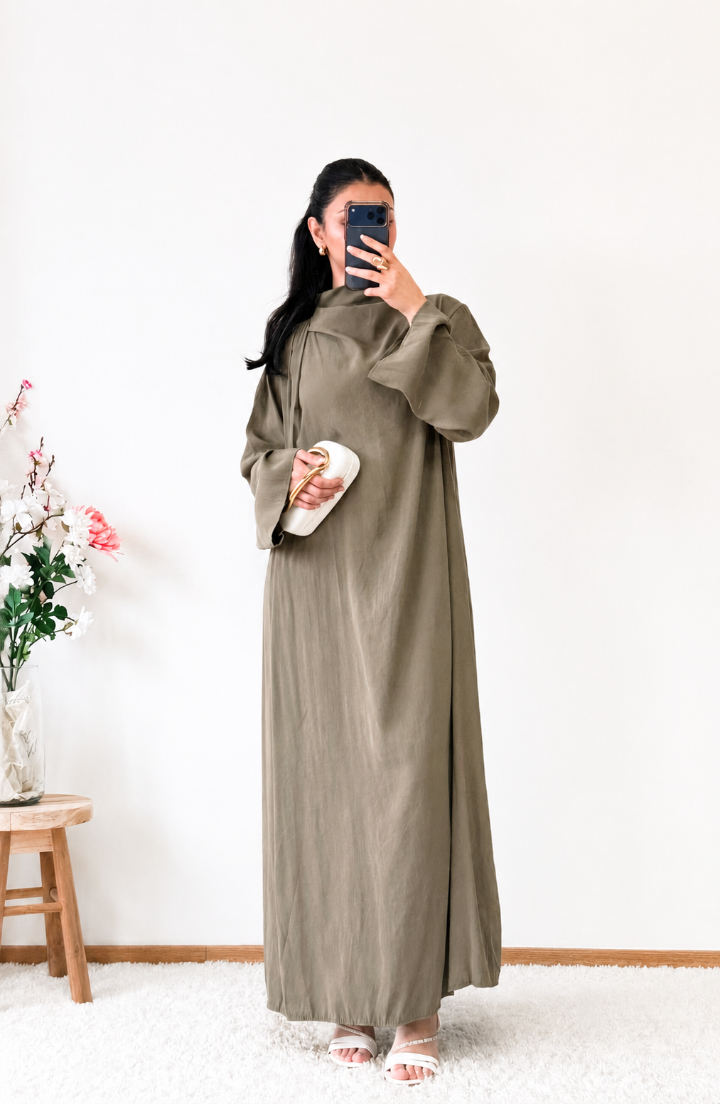 MAXI VISKOS KLEID